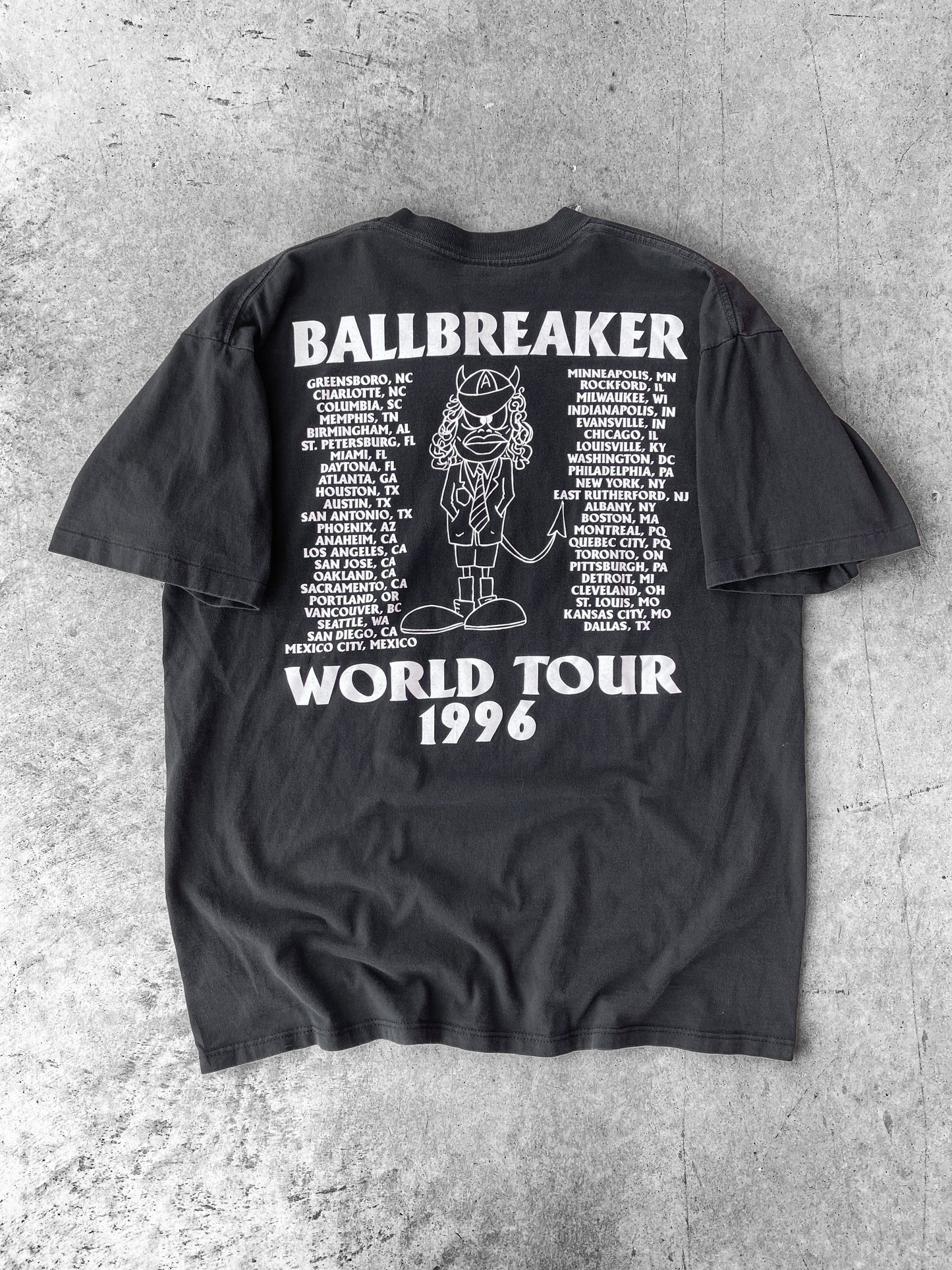 Vintage 1996 ACDC Ballbreaker World Tour Band Tee ( XL )