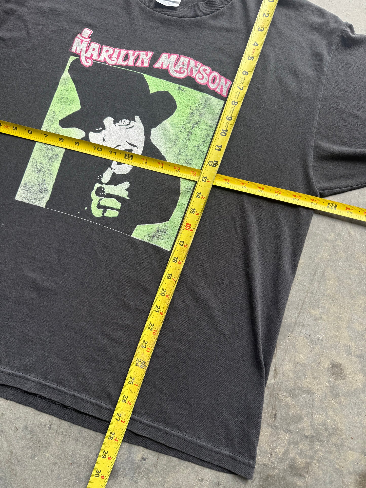 Rare Vintage 1990s Marilyn Manson Antichrist Superstar Bootleg Tour Tee ( XL )