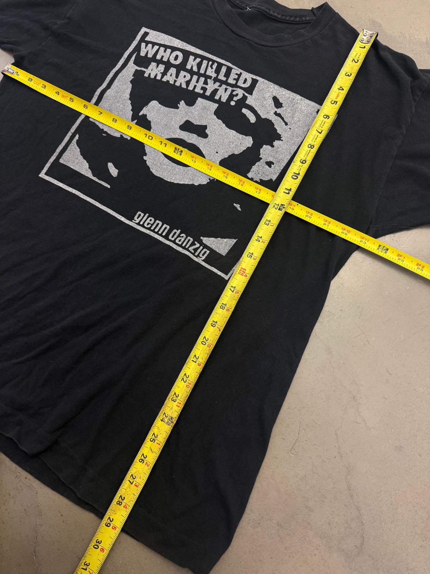 Vintage 1990s Who Killed Marilyn? The Misfits Glenn Danzig Tee ( XL )