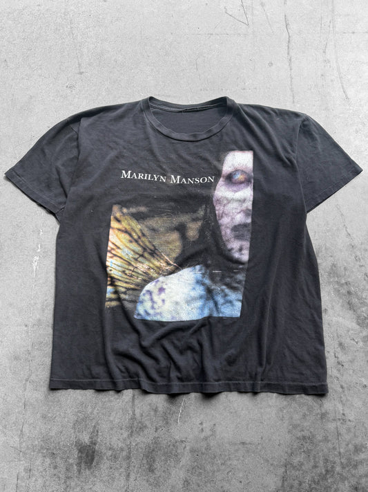 Vintage 1996 Marilyn Manson Antichrist Superstar Album Cover Tee ( XL )