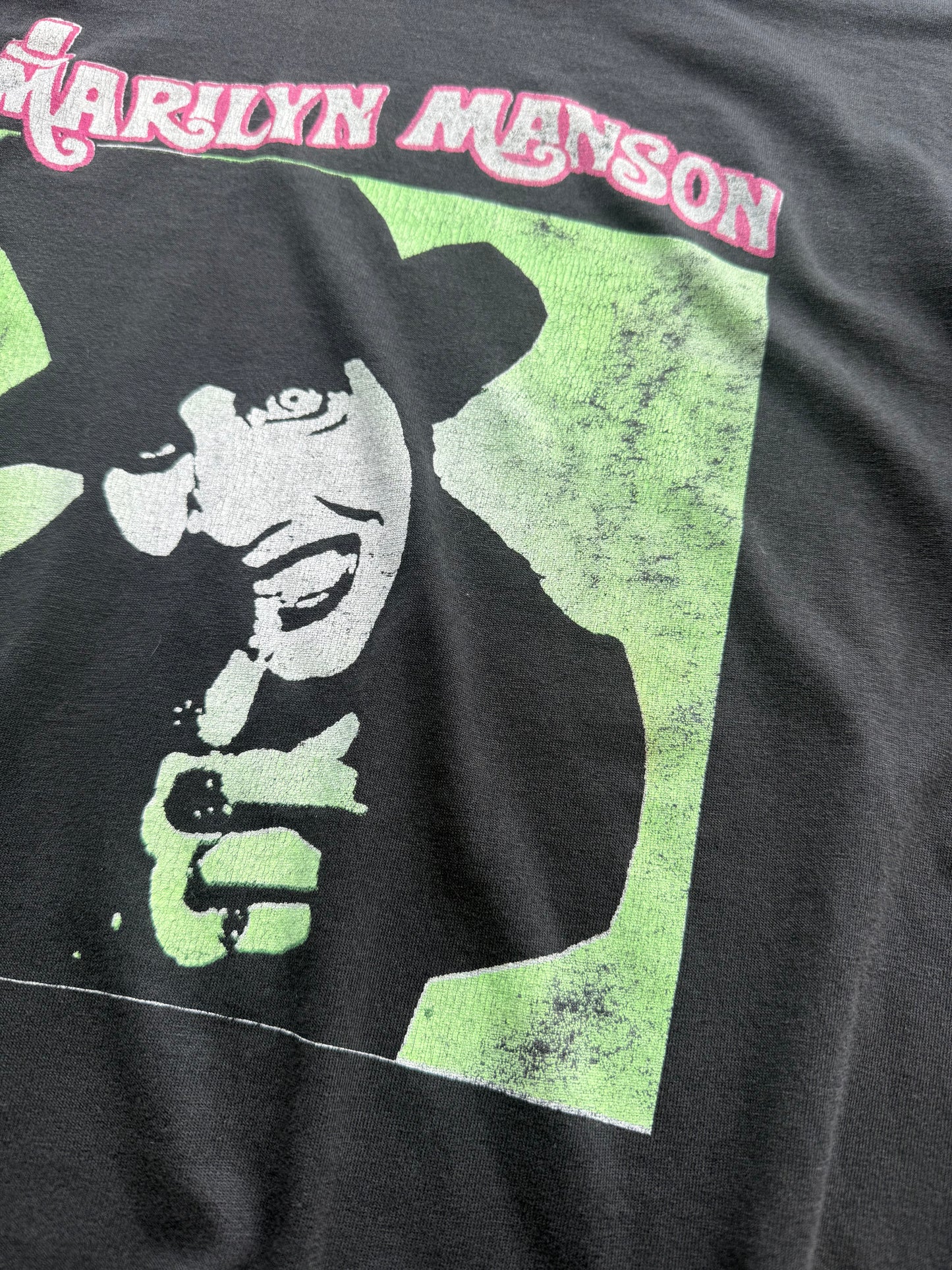 Rare Vintage 1990s Marilyn Manson Antichrist Superstar Bootleg Tour Tee ( XL )