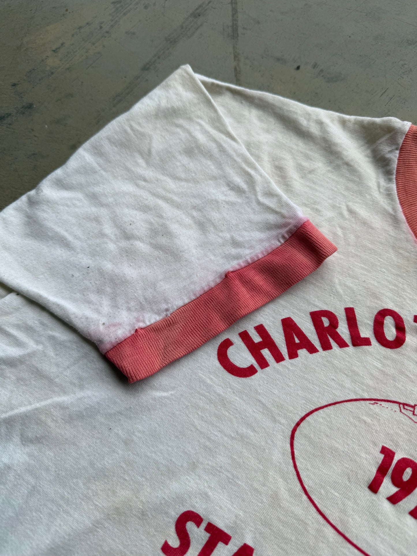 Vintage 1977 Charlotte Catholic State Champs Tee ( Medium )