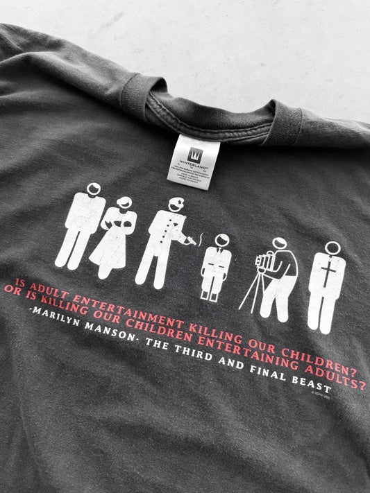 Vintage 2000 Marilyn Manson The Third & Final Beast Tee ( XL )