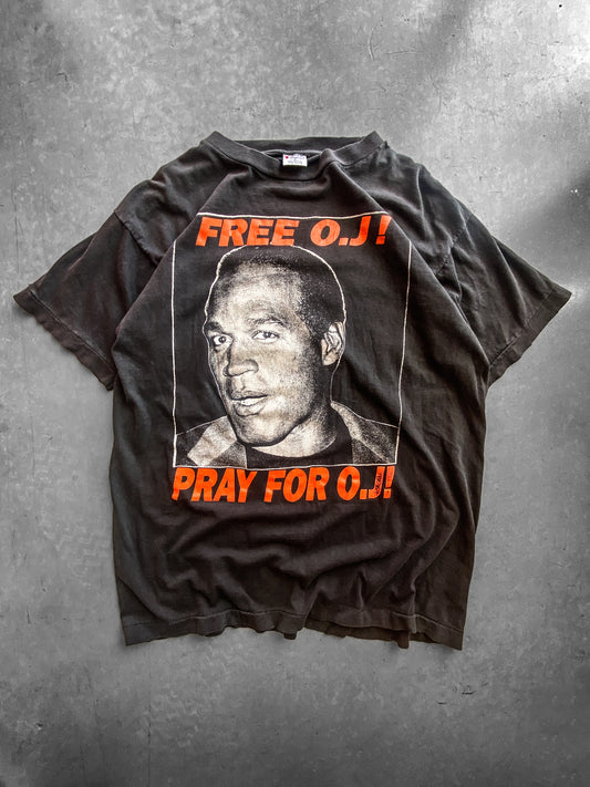 Vintage 90’s FREE OJ SIMPSON Bootleg Tee