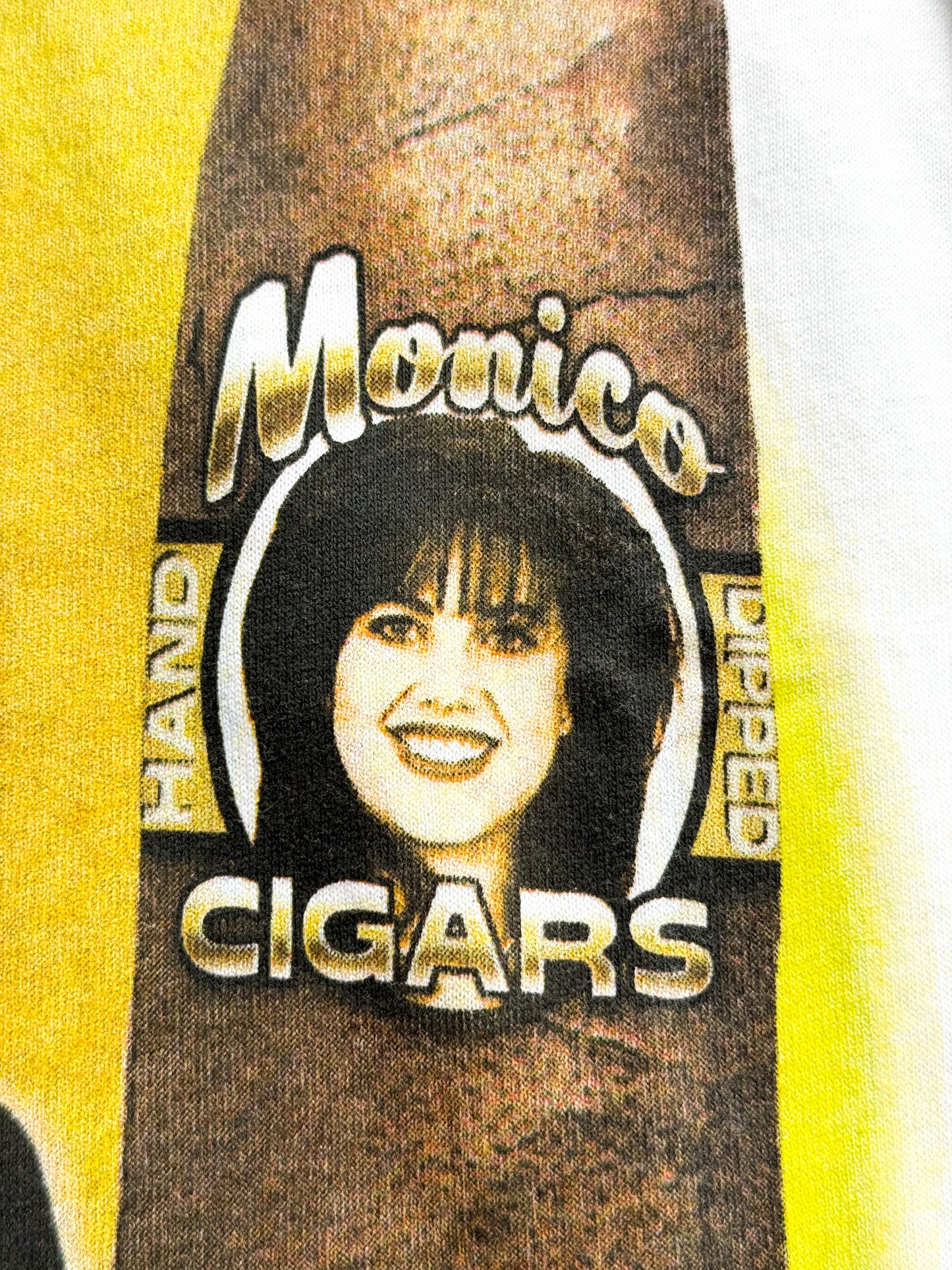 Vintage 1990s Bill Clinton “It Tastes Good” Monica Lewinsky Tee ( XL )