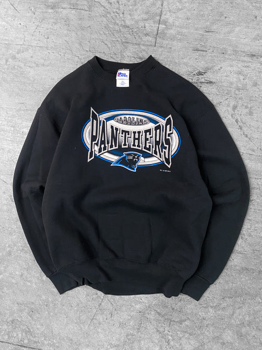 Vintage 1997 Carolina Panthers Black Crewneck ( XL )