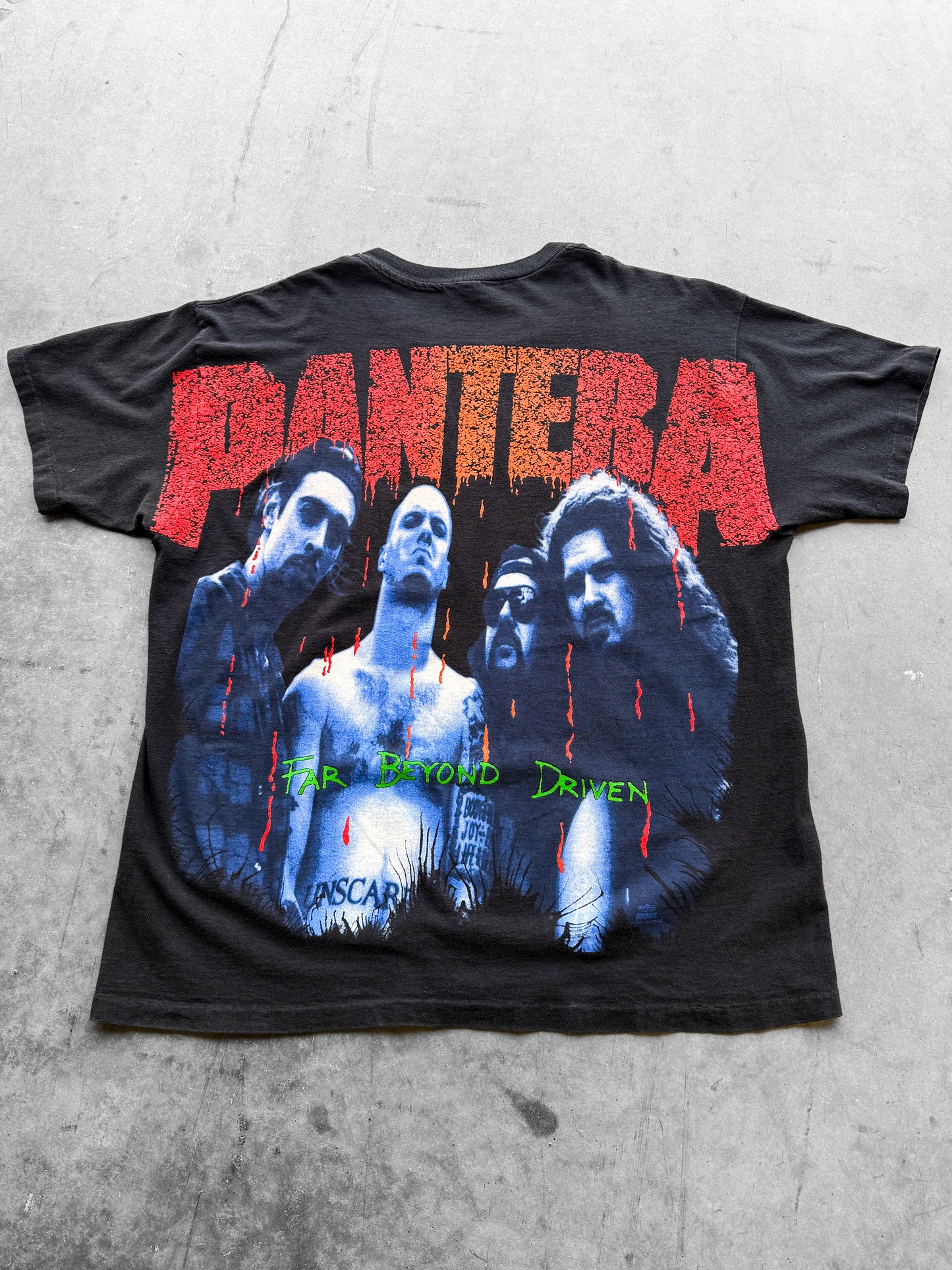 Vintage 1994 Pantera “Far Beyond Driven” AOP Tee ( XL )