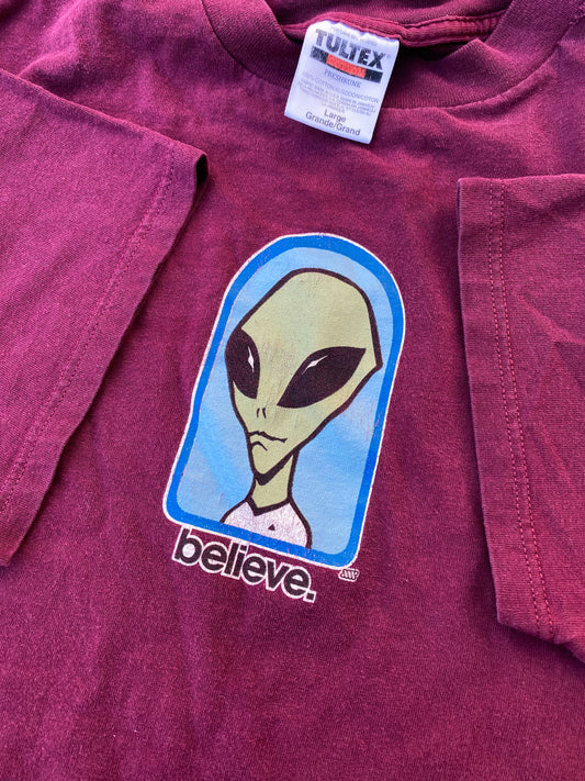 Vintage 90’s Alien Workshop “Believe” Skate Tee ( Large )