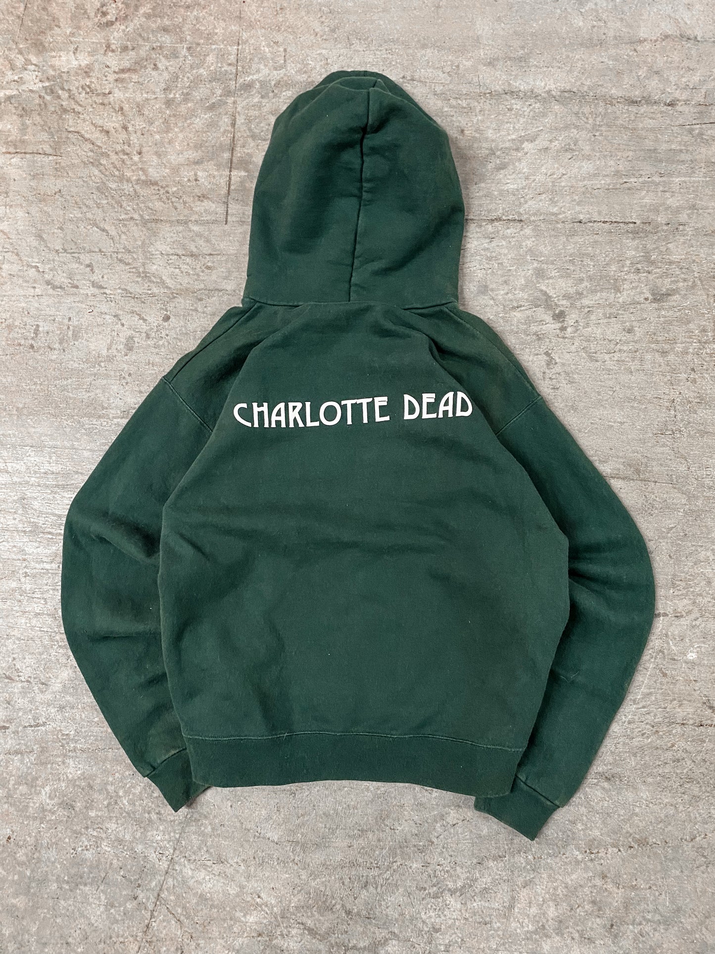 Vintage 90’s Grateful Dead Charlotte Green Hoodie ( Small Fits M )