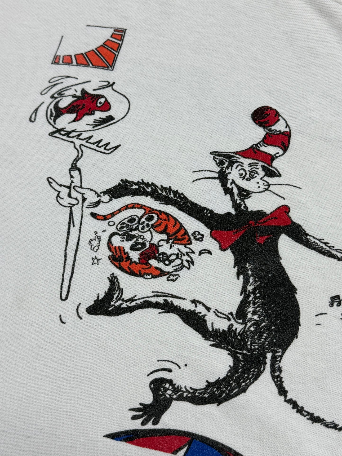 Vintage 1991 Grateful Dead Summer Tour Cat In The Hat Bootleg Tee ( Boxy XL )