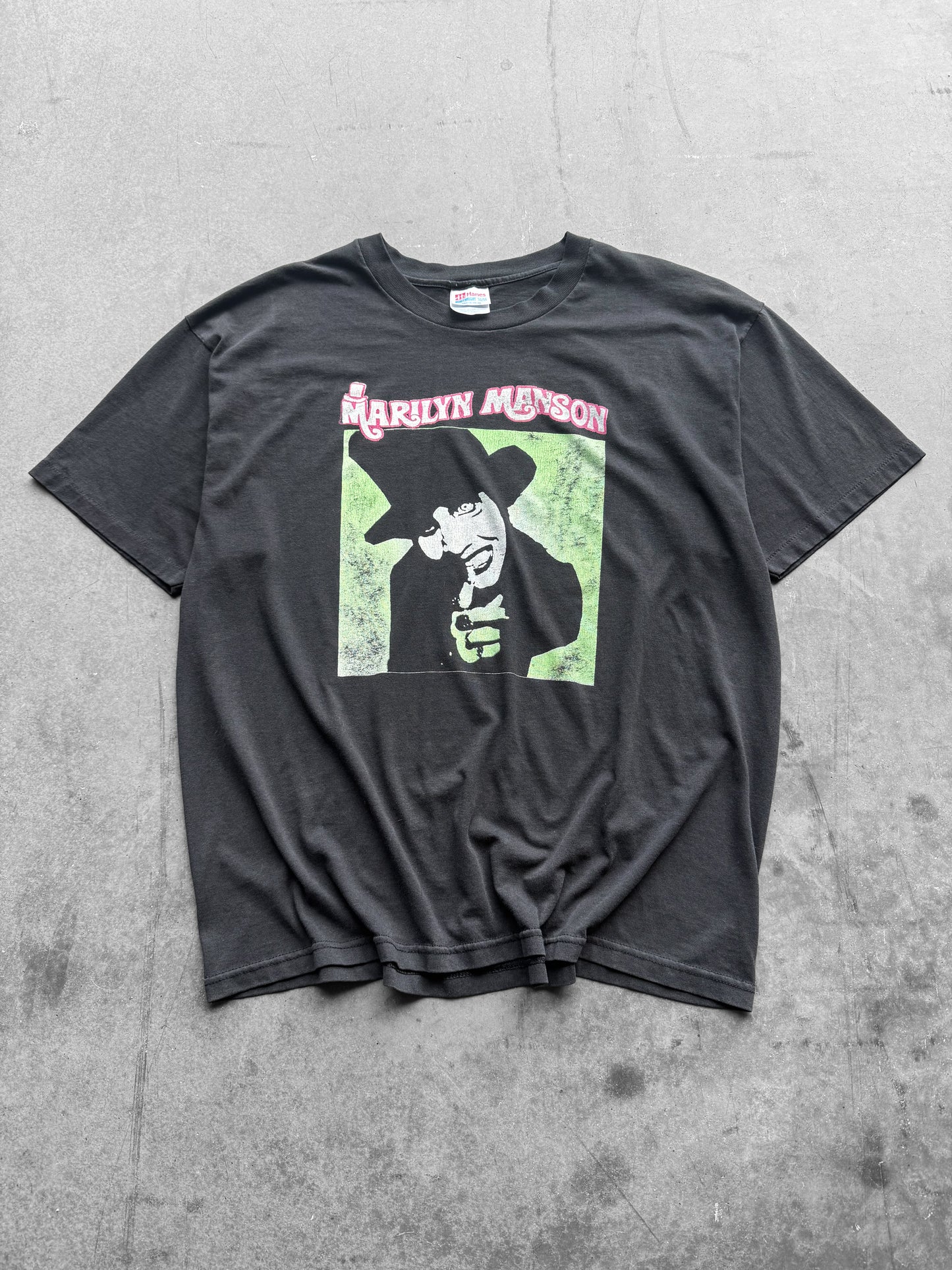 Rare Vintage 1990s Marilyn Manson Antichrist Superstar Bootleg Tour Tee ( XL )