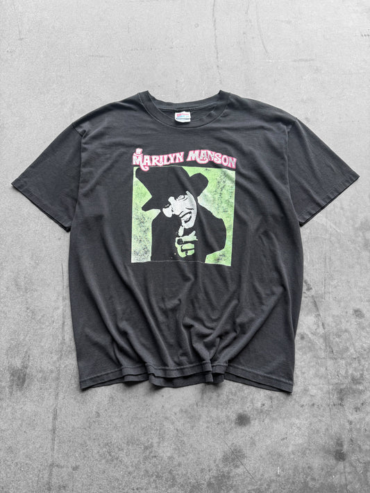 Rare Vintage 1990s Marilyn Manson Antichrist Superstar Bootleg Tour Tee ( XL )