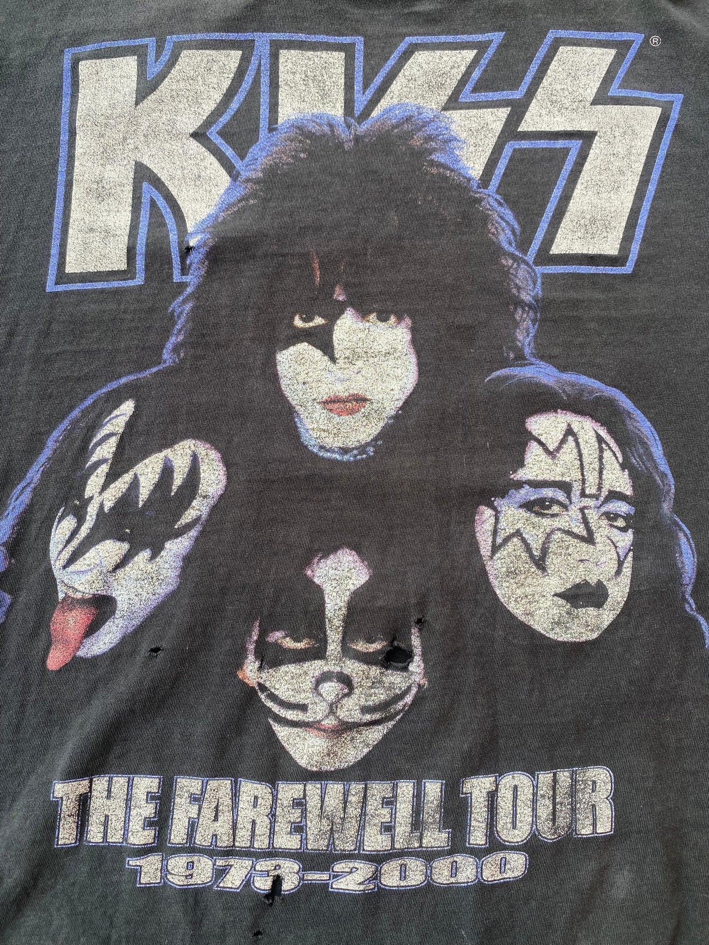 Vintage 2000 KISS The Farewell Tour Legends Never Die Tee ( XL )