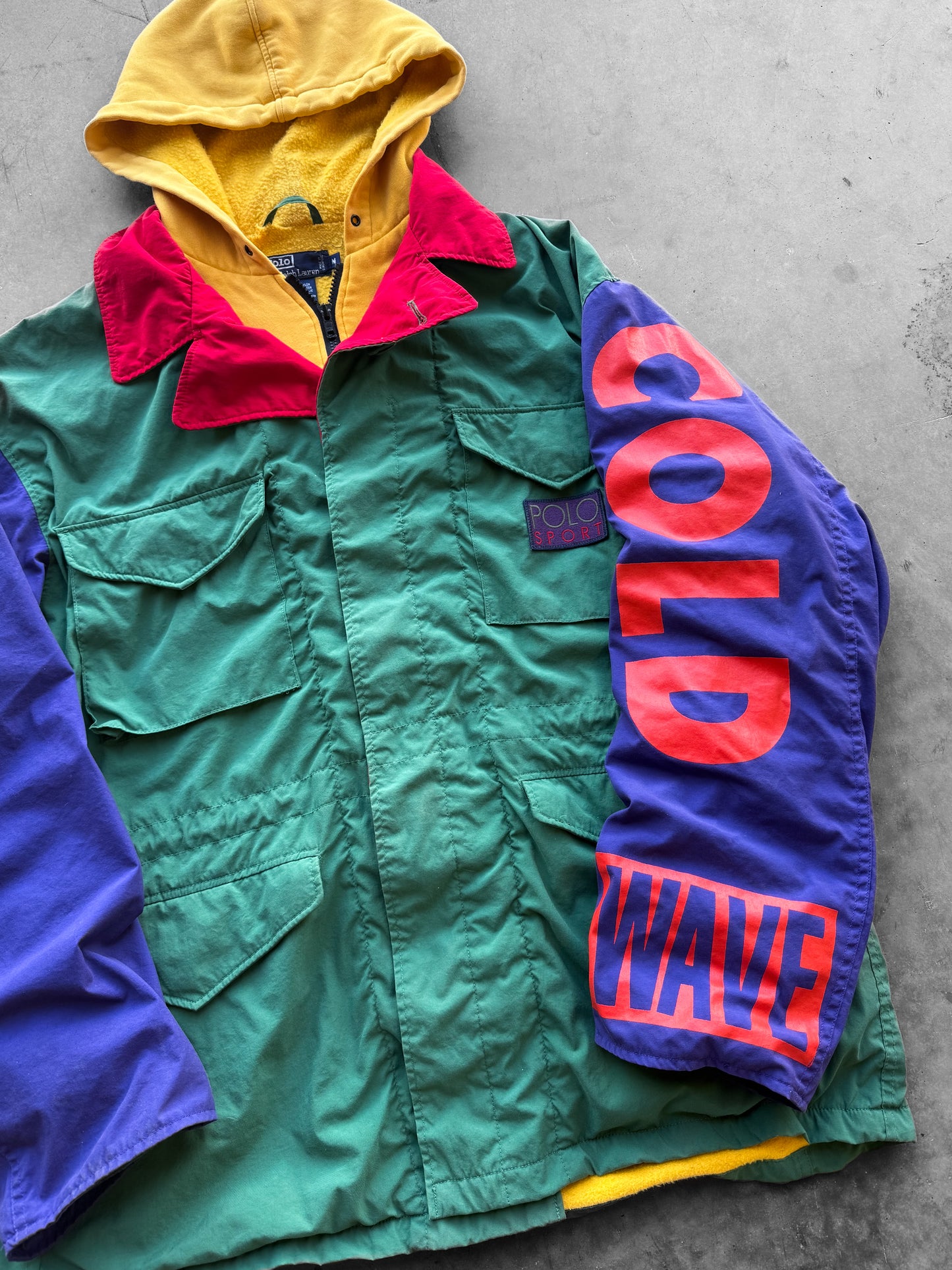 Vintage 1990s Snow Beach ColdWave Polo Ralph Lauren Jacket