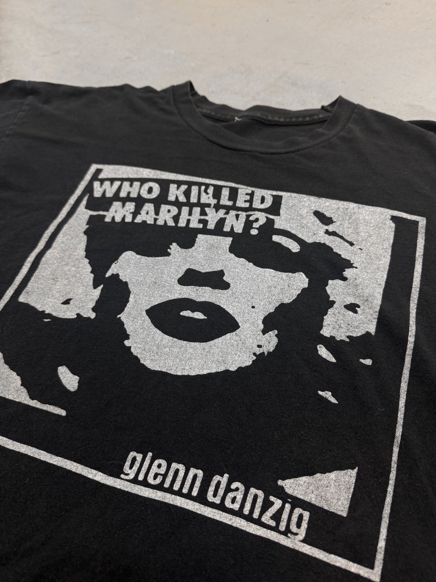 Vintage 1990s Who Killed Marilyn? The Misfits Glenn Danzig Tee ( XL )