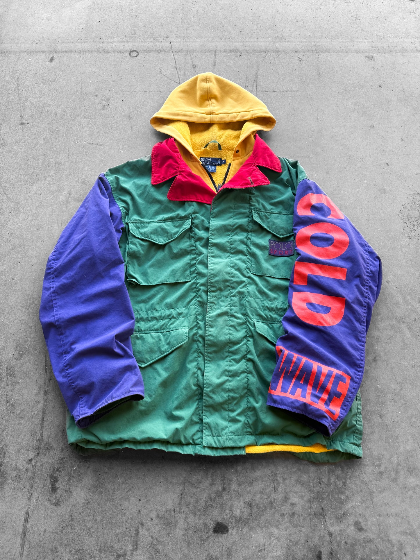 Vintage 1990s Snow Beach ColdWave Polo Ralph Lauren Jacket