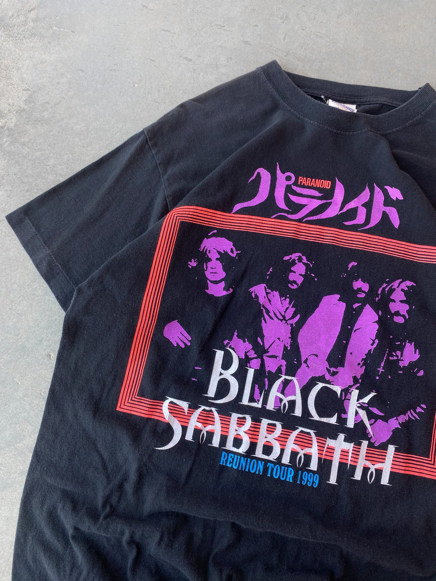 Vintage 1999 Black Sabbath Reunion Tour Band Tee ( Large )