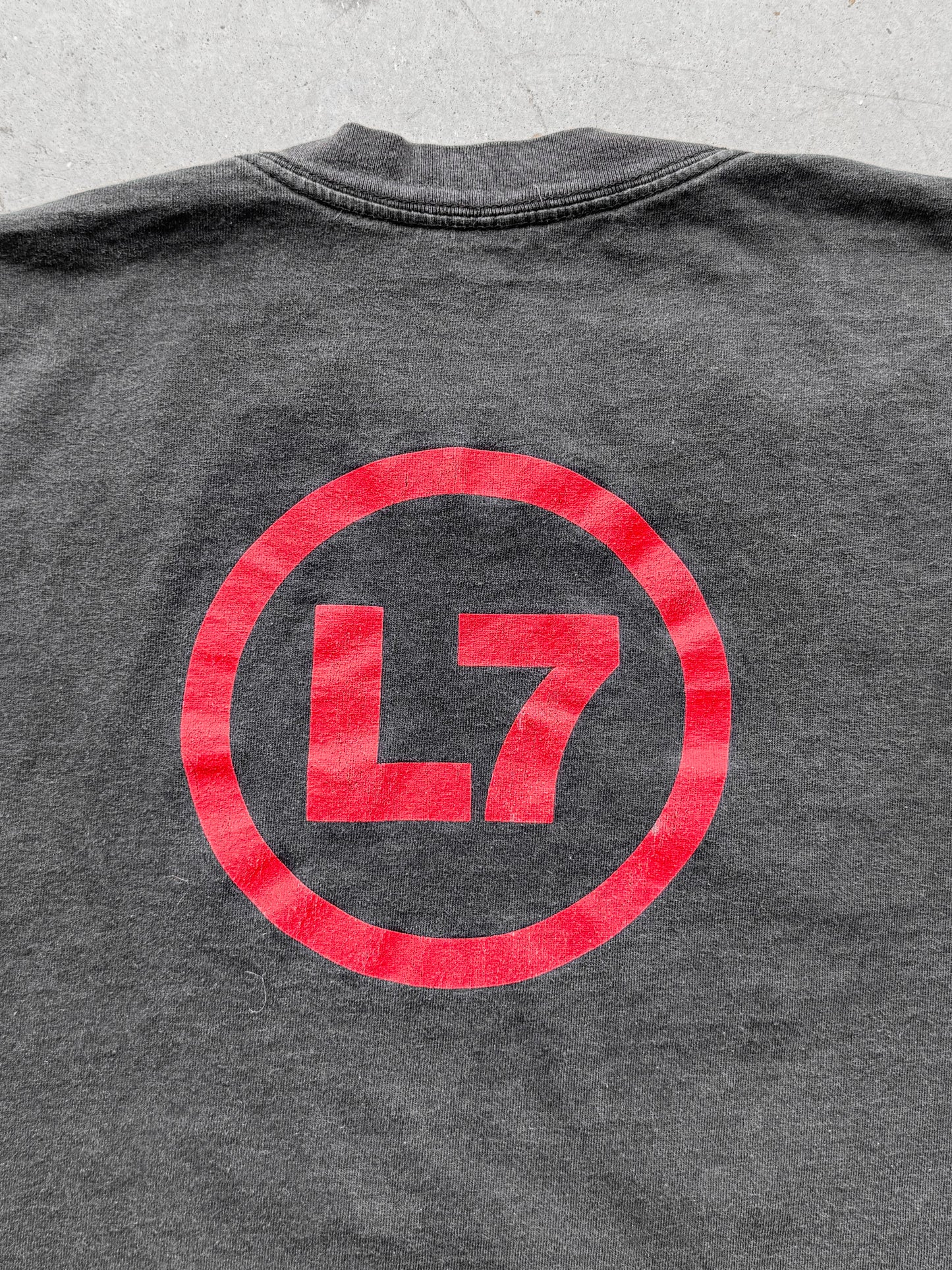 Vintage 90s Off The Wagon L7 Band Tee ( XL )