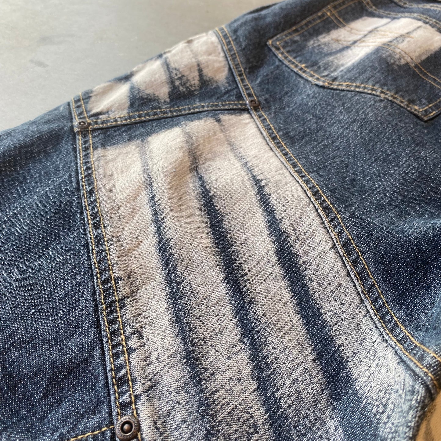 Vintage Y2K Noiz Baggy Painted Mens Denim Jeans (32x34)