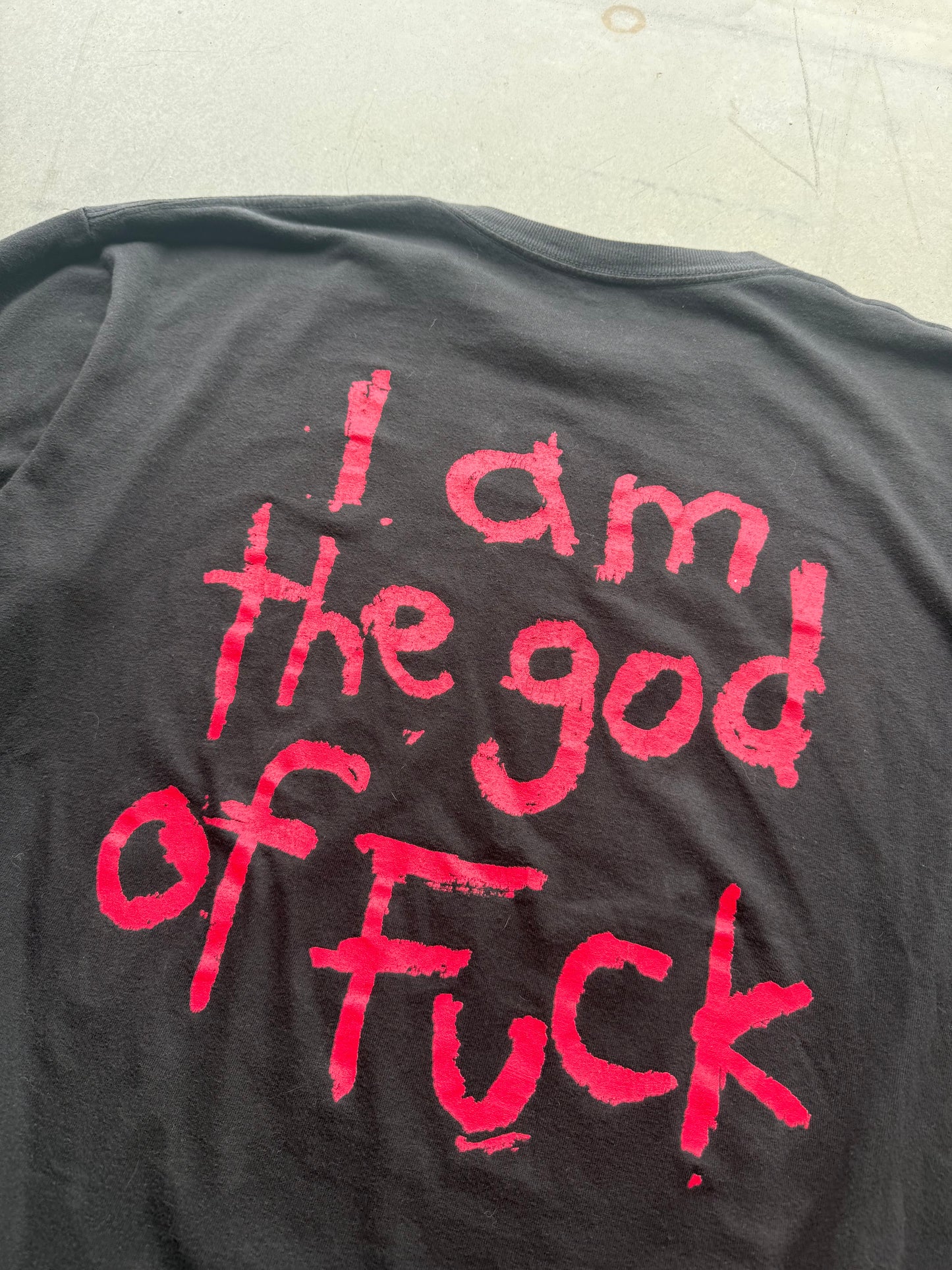 Vintage 1990s Marilyn Manson God Of Fuck Tee ( XL )