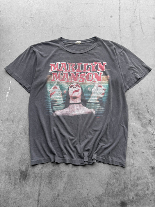 Vintage 1990s Marilyn Manson Super Faded Sweet Dreams Tee ( Large )