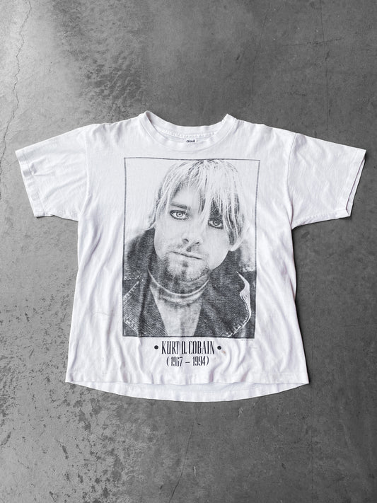 Vintage 1994 Kurt Cobain Memorial Mascara Tee ( XL )