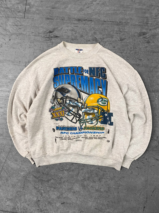 Vintage 97’  Panthers & Packers Battle Of The NFC Crewneck ( XL )