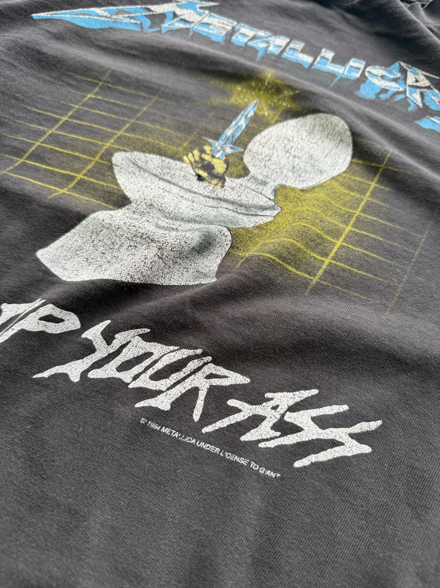 Vintage 1994 Metallica Metal Up Your Ass Band Tee ( XL )