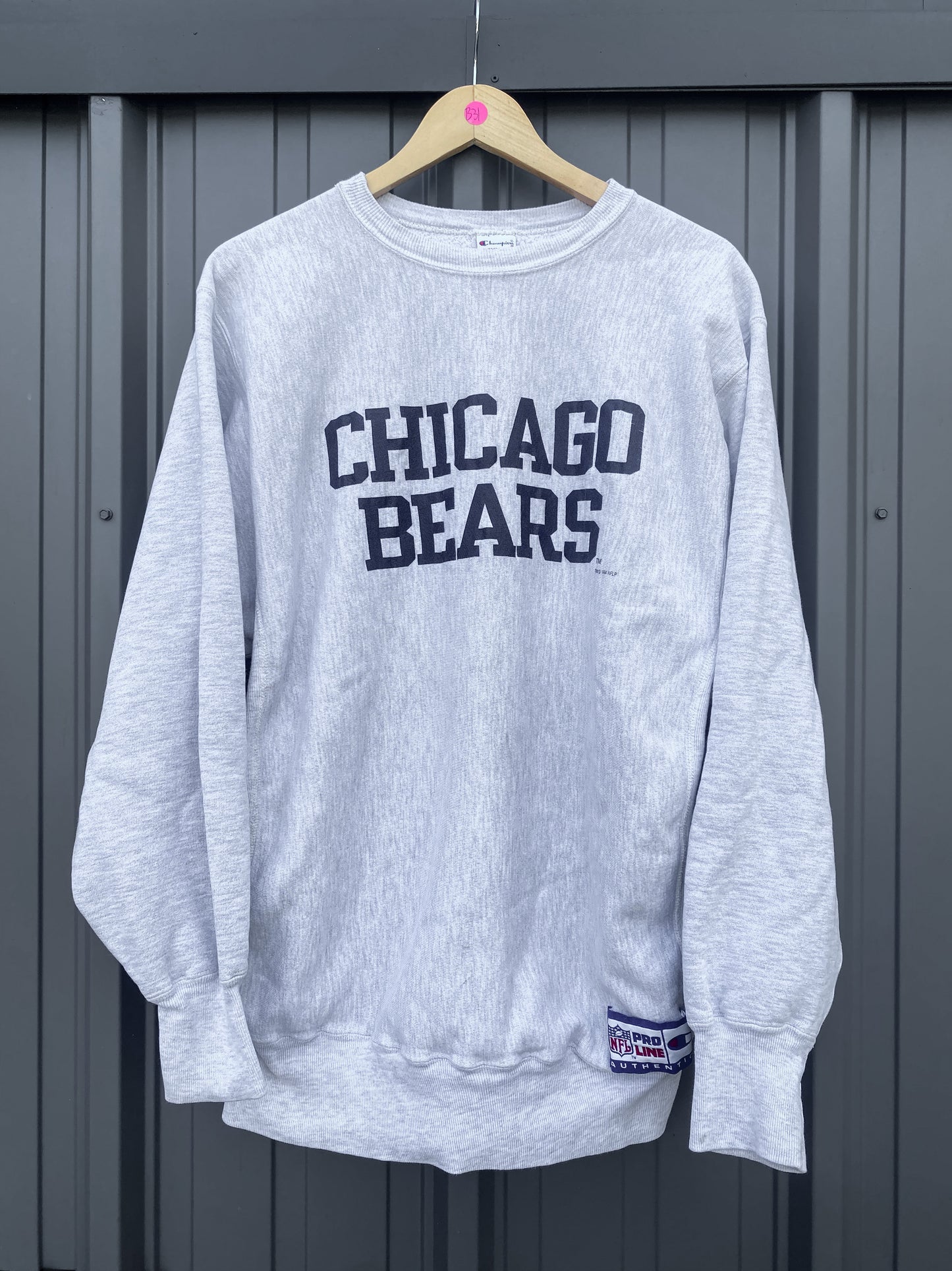 Vintage 1994 Chicago Bears Champion Reverse Weave Grey Crewneck ( XXL )