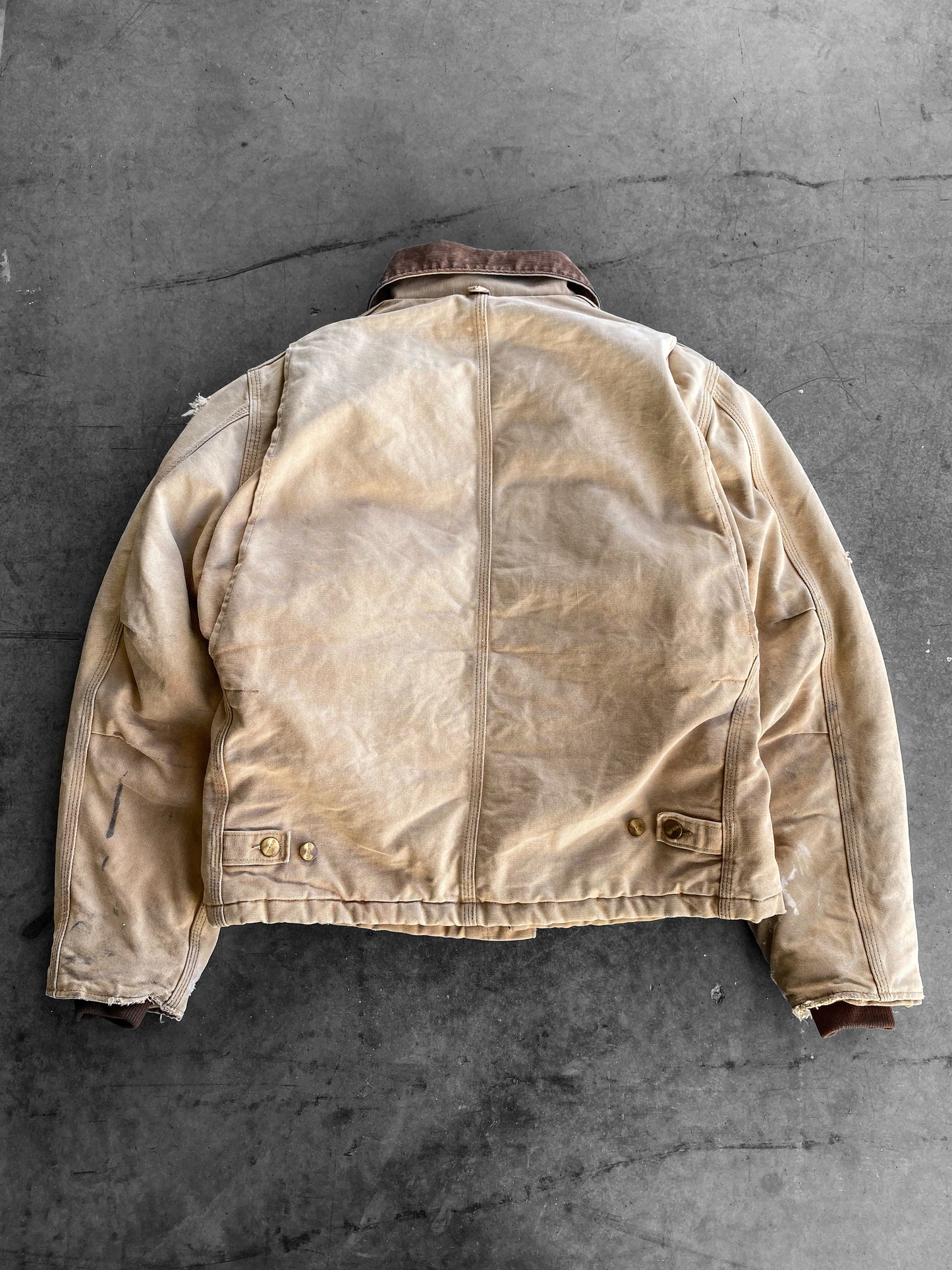 Vintage 90’s Faded Carhartt Canvas Jacket ( Large )