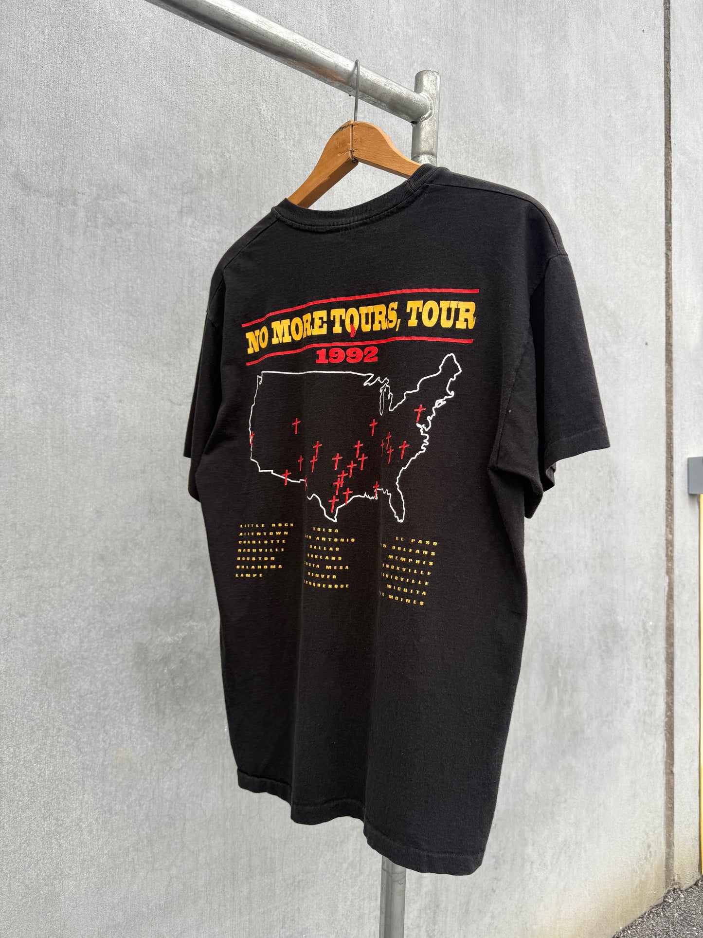 Vintage 1992 Ozzy Osbourne No More Tours Band Tee ( Medium )