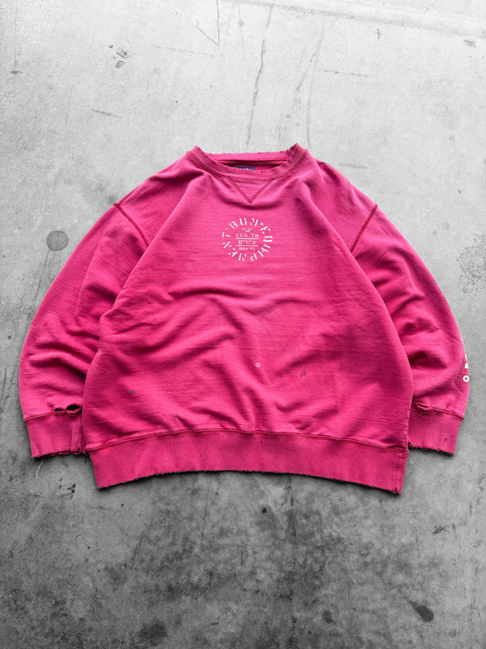 Vintage 1990s B.U.M Equipment Distressed Boxy Sweatshirt ( XL )
