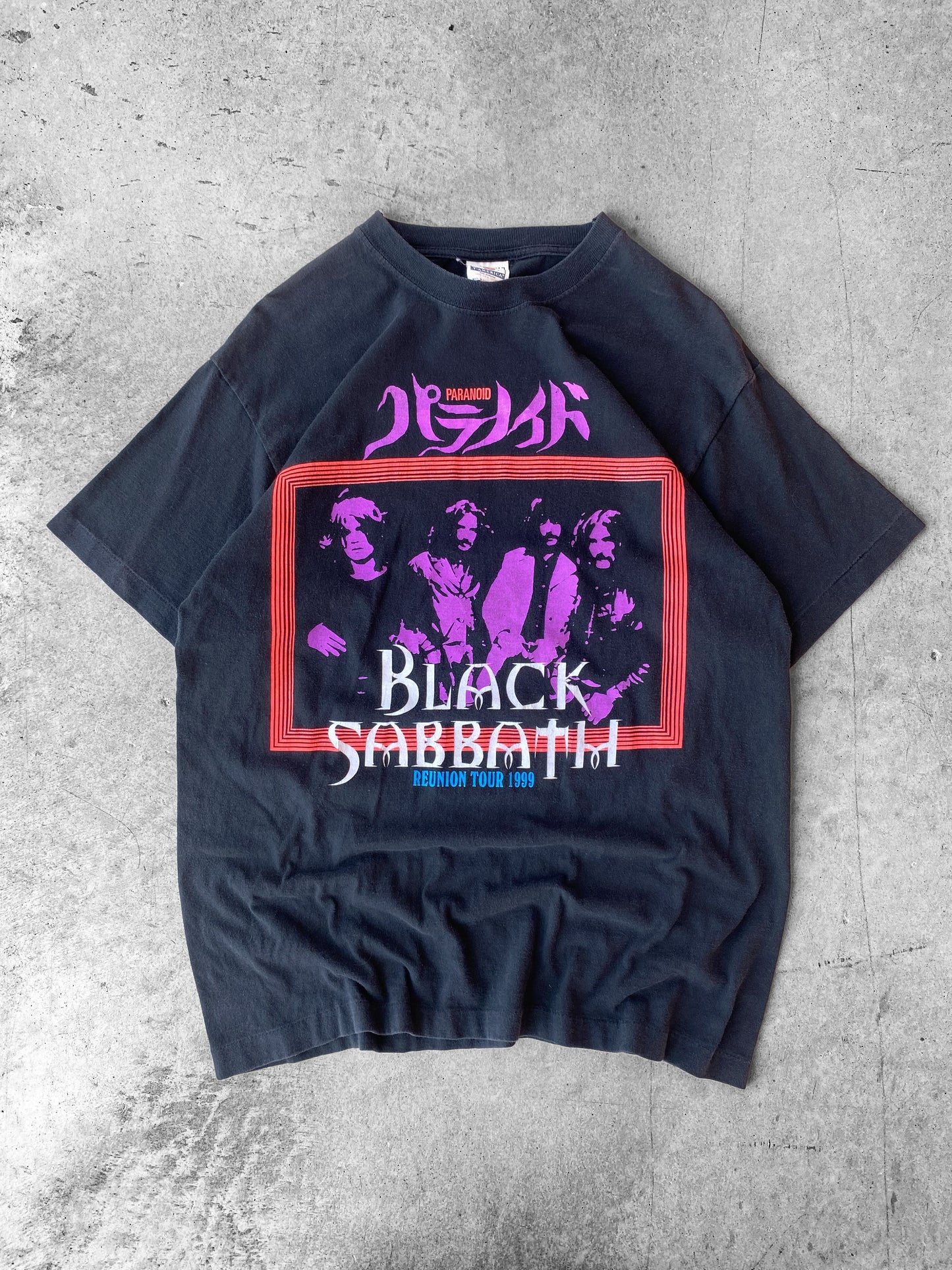 Vintage 1999 Black Sabbath Reunion Tour Band Tee ( Large )