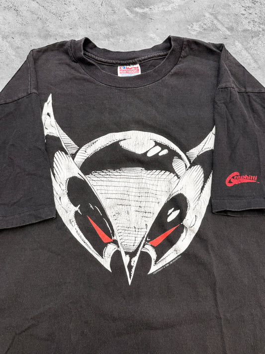 Vintage 1993 Shadowhawk Comic Graphitti Tee ( Large )