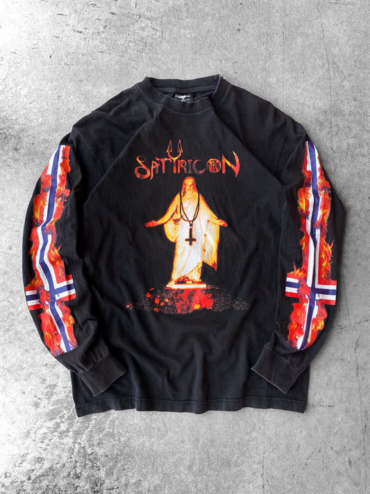 Vintage RARE 90’s Satyricon Long Sleeve Band Tee ( Large )