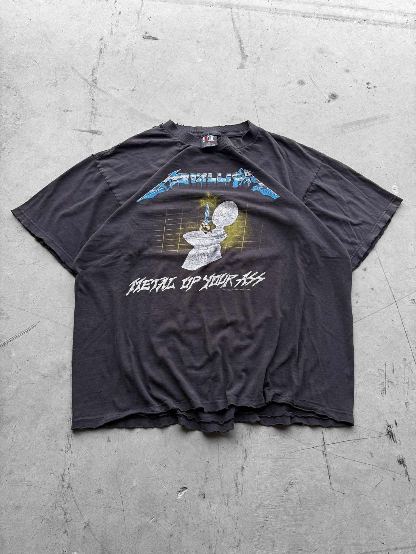 Vintage 1994 Metallica Metal Up Your Ass Band Tee ( XL )