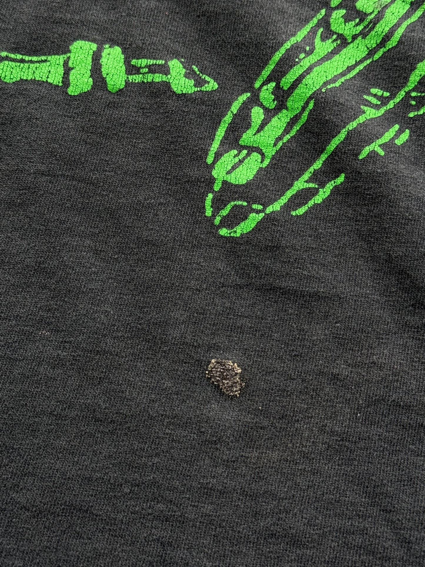 Vintage 90s L7 Long Sleeve Skeleton Hand Tee ( XL )