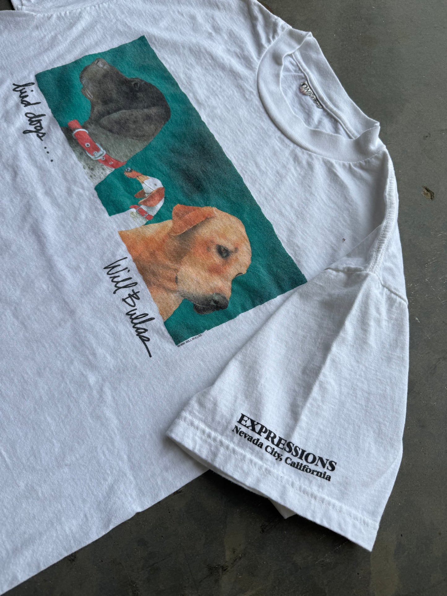 Vintage 1996 Will Bullas “Bird Dogs” Art Tee ( Large )