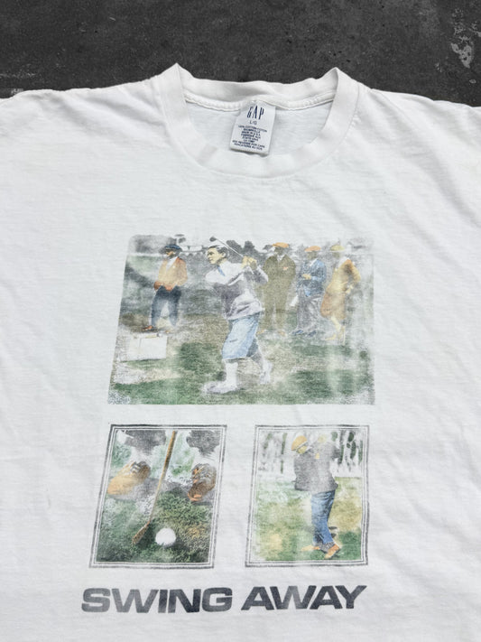 Vintage 1990s GAP “Swing Away” Golfing Tee ( Large )