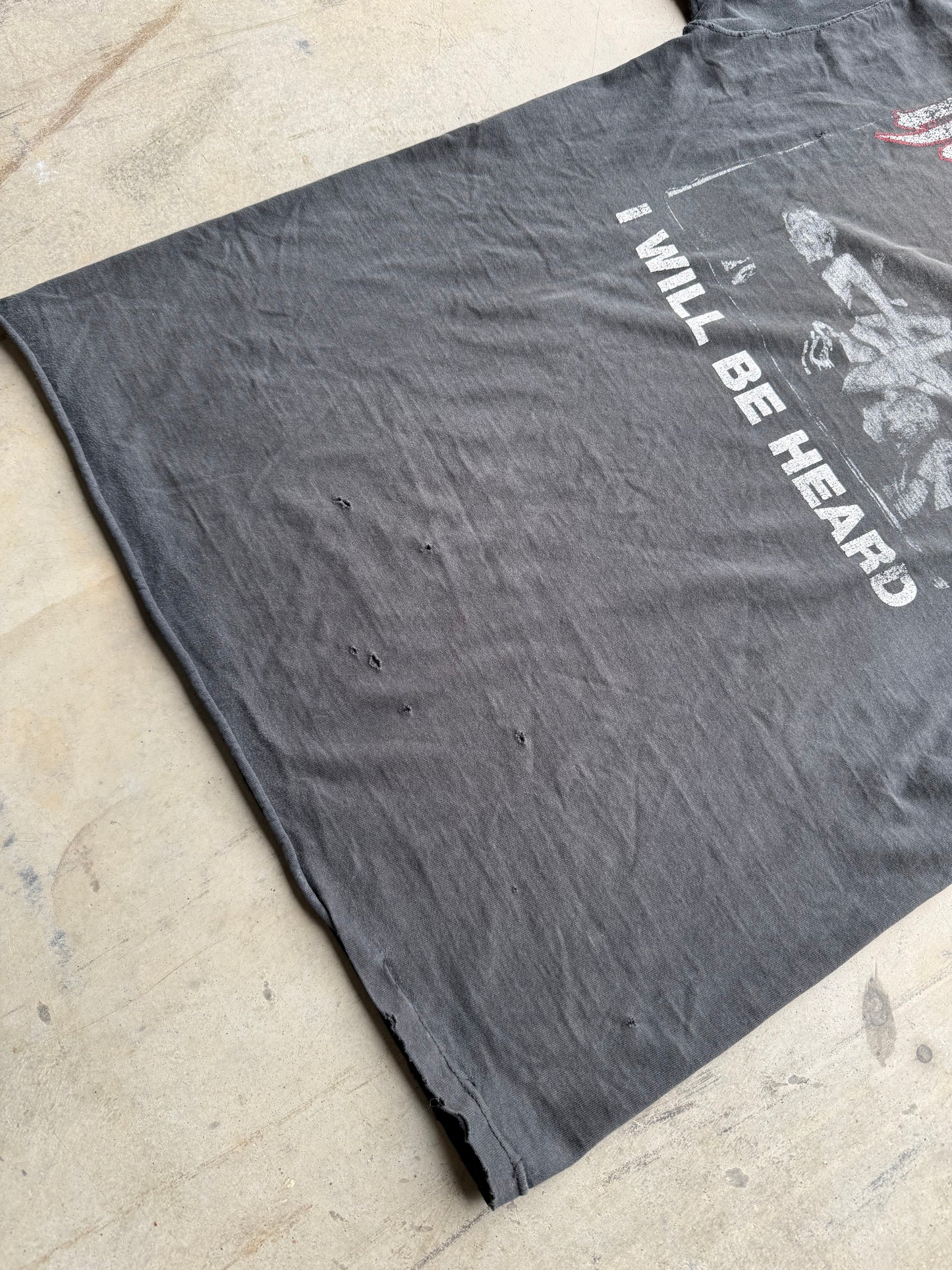 Vintage Y2K Hatebreed Band Distressed Band Tee ( Large )