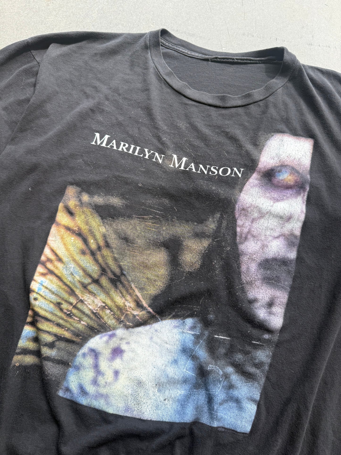 Vintage 1996 Marilyn Manson Antichrist Superstar Album Cover Tee ( XL )
