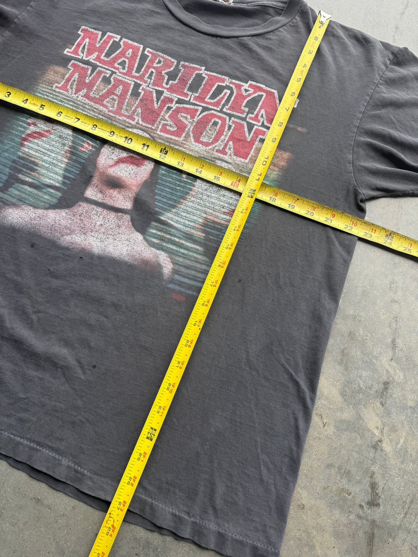 Vintage 1990s Marilyn Manson Super Faded Sweet Dreams Tee ( Large )