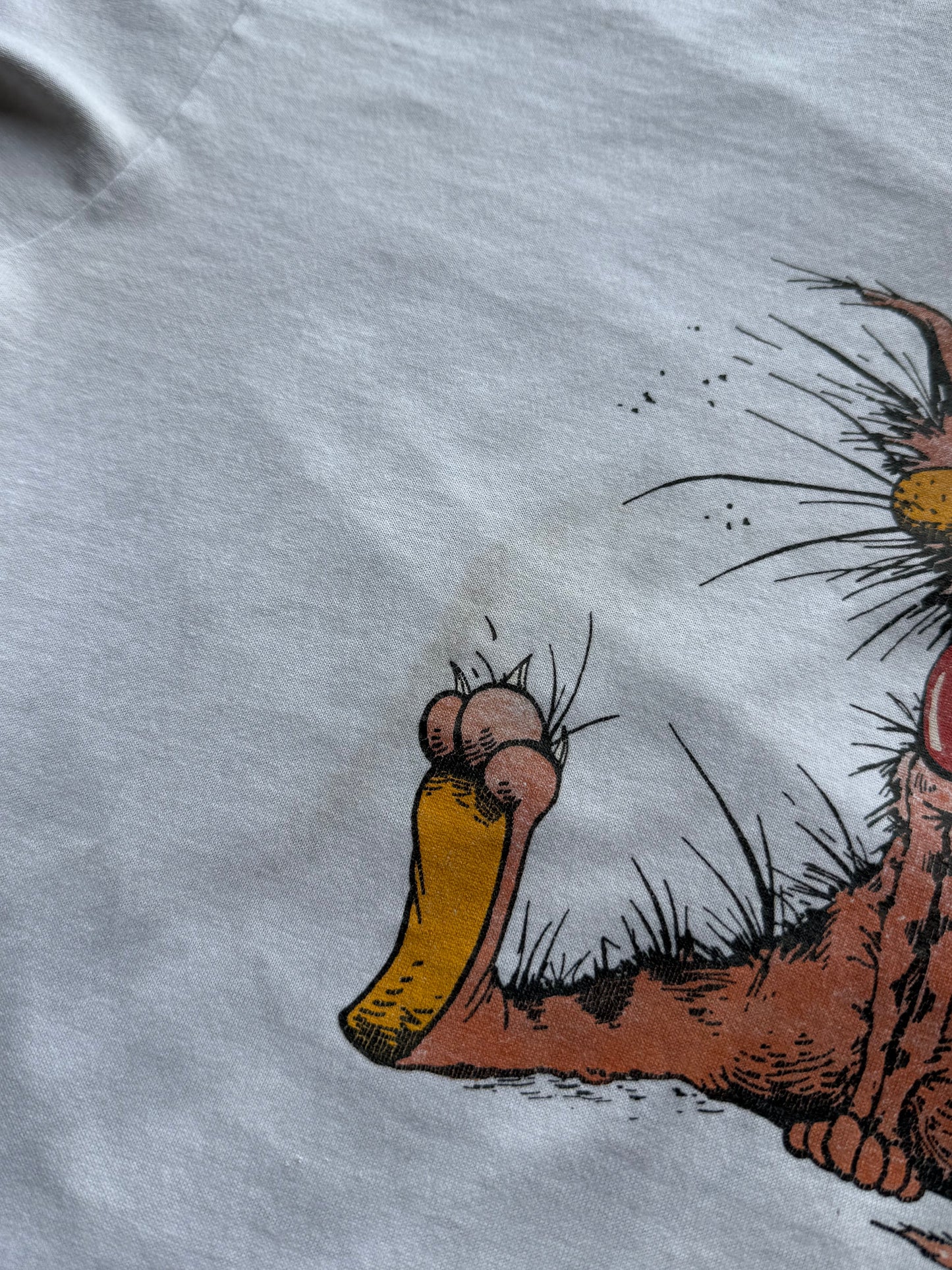 Vintage 1980s Bill The Cat Art Tee ( Large )