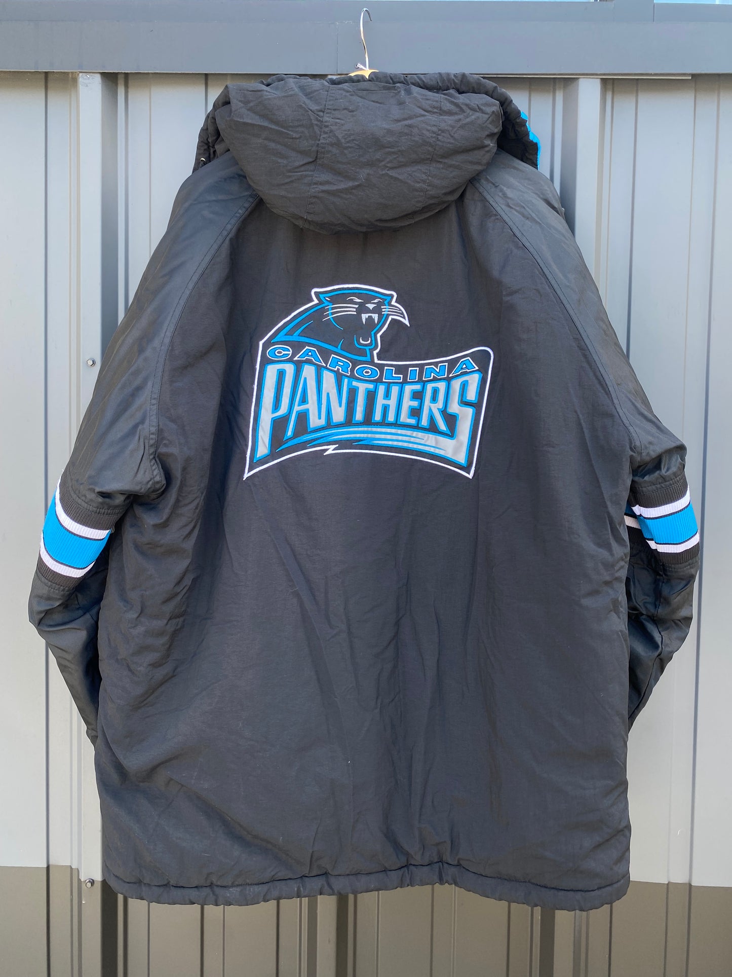 Vintage 90’s Carolina Panthers Starter Pro Line Quarter Zip Jacket ( XL )