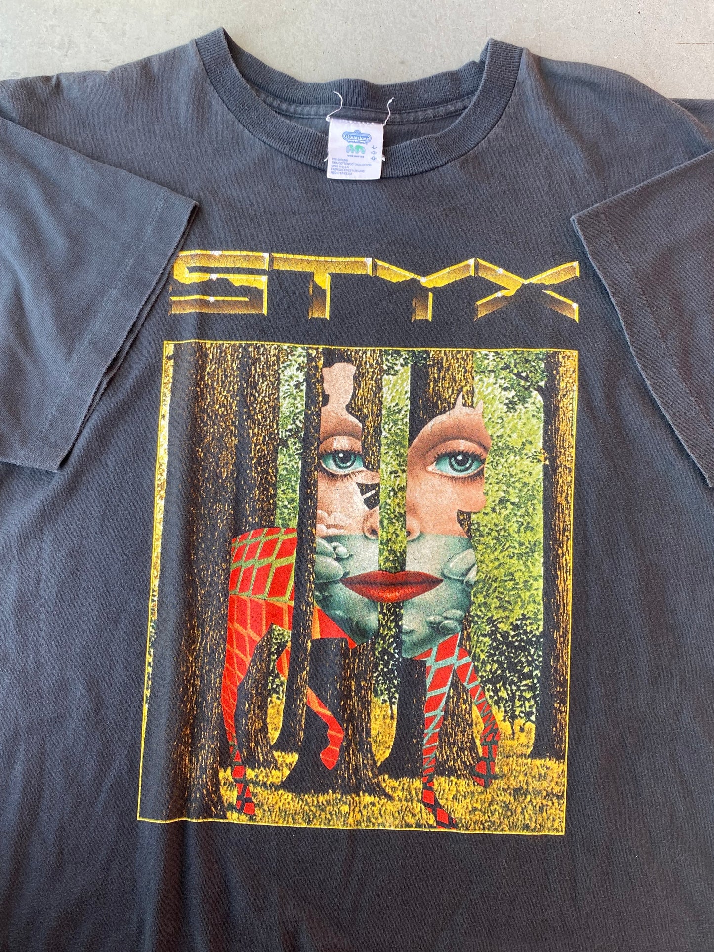 Vintage 1996 Styx Tour Band Tee ( Large )