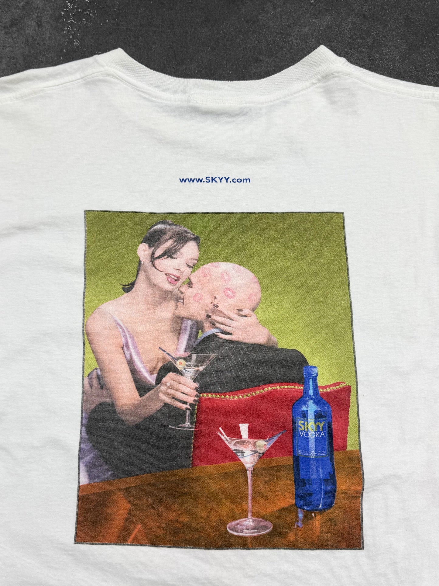 Vintage 90s Mr Smooth Sky Vodka Promo Tee ( Large )