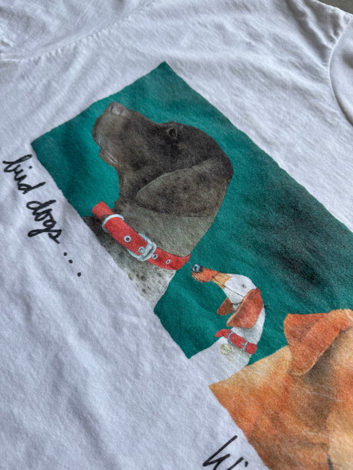 Vintage 1996 Will Bullas “Bird Dogs” Art Tee ( Large )