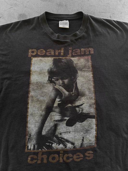 Vintage 1990s Pearl Jam Choices Band Tee